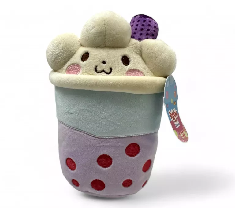 BUBBLE TEA BĄBLUSIE SŁODKIE MASKOTKI BORÓKOWY PUDELEK