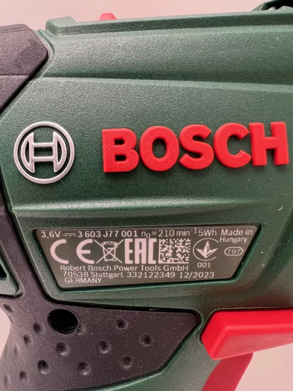 WKRĘTARKA AKUMULATOROWA BOSCH PSR SELECT 3,6V 4053423207248