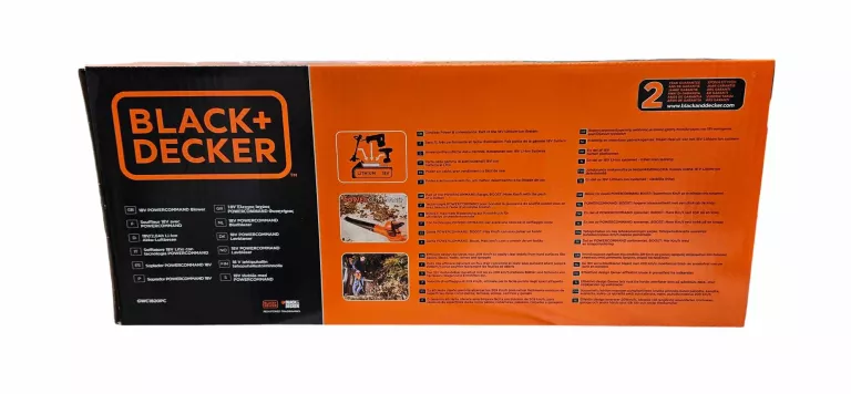 AKUMULATOROWA DMUCHAWA DO LIŚCI BLACK&DECKER GWC1820PCB