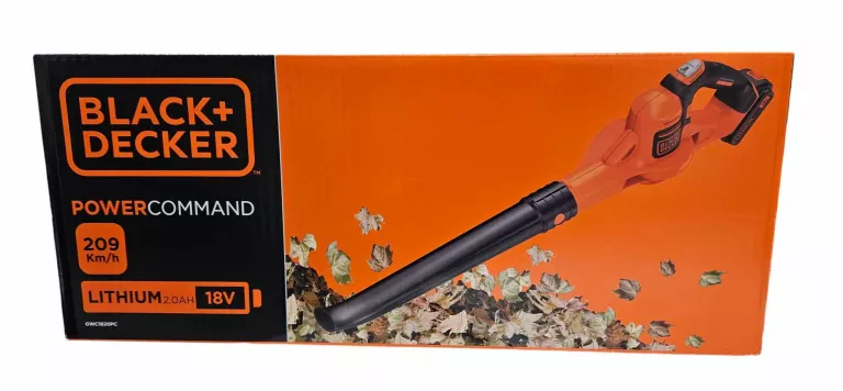 AKUMULATOROWA DMUCHAWA DO LIŚCI BLACK&DECKER GWC1820PCB