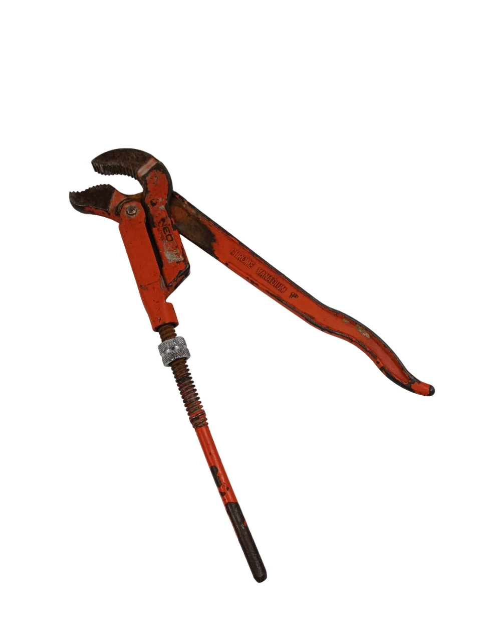 klucz-nastawny-do-rur-zabka-neo-tools-chrome-vanadium-zabka-10-330-mm-stan-uzywany