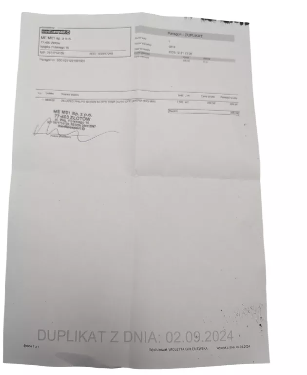 PERFECTCARE ŻELAZKO PAROWE GC3929/64