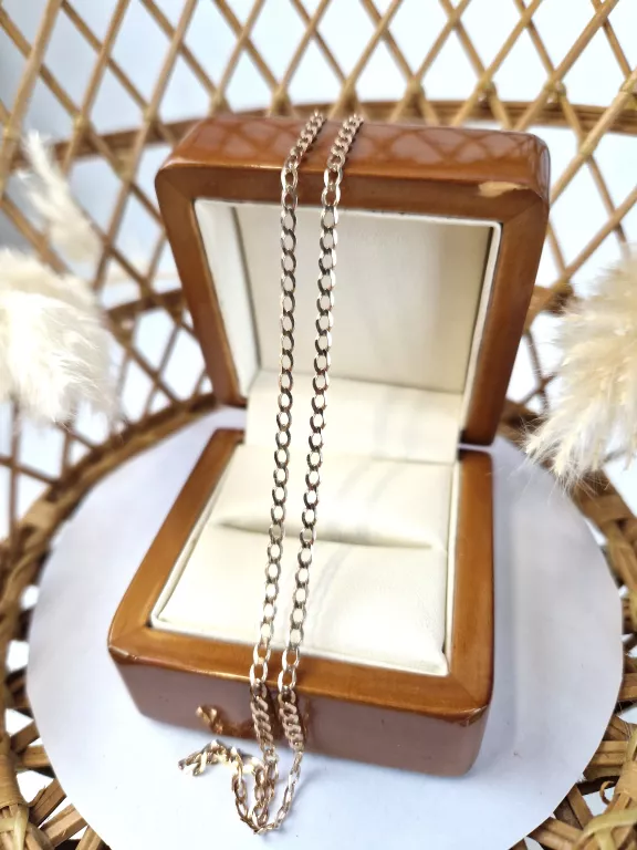 WYRÓB JUBILERSKI UŻYWANY ŁAŃCUSZEK 333 3,09G 52 CM