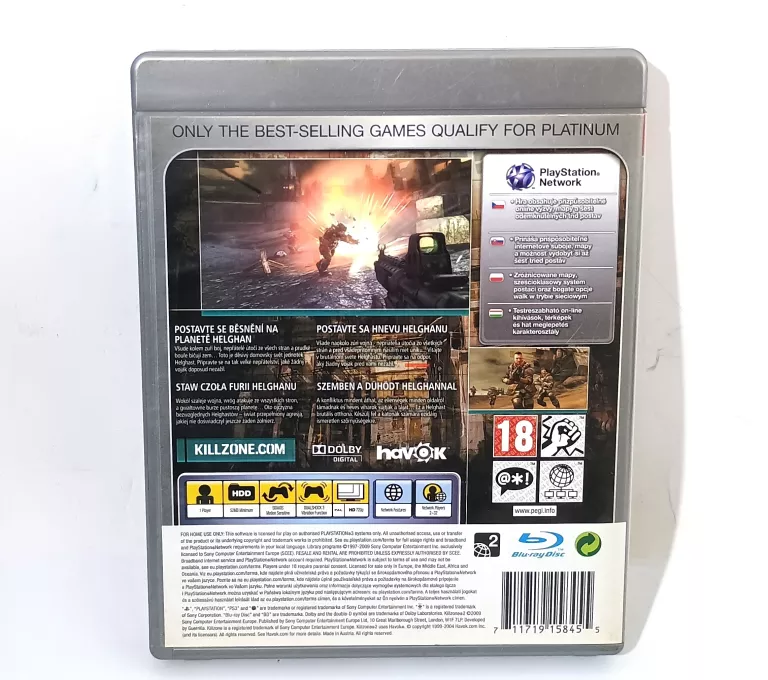 GRA PS3 KILLZONE 2 PLATINUM