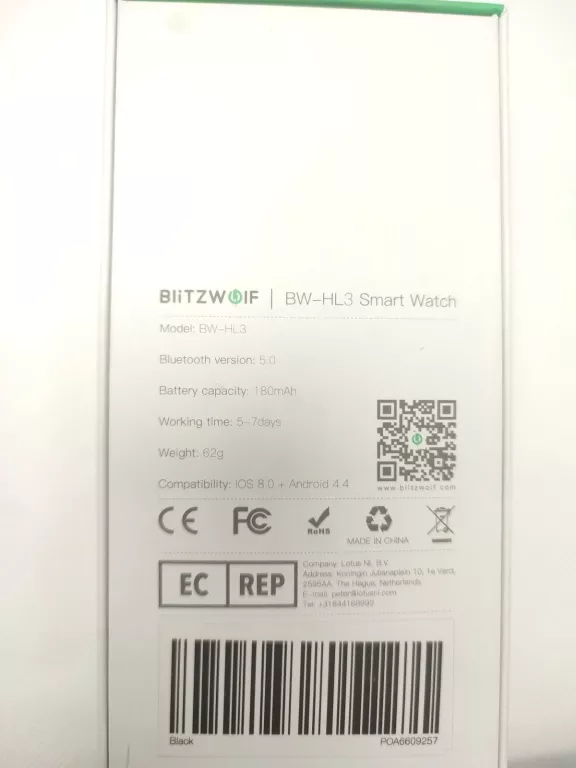 SMARTWATCH BLITZWOLF BW-HL3
