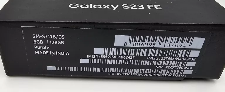 TELEFON SAMSUNG GALAXY S23 FE 8/128GB KOMPLET GW!