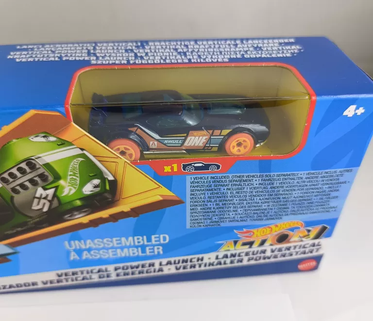 WYRZUTNIA HOT WHEELS VERTICAL POWER LAUNCH + AUTKO HFY69