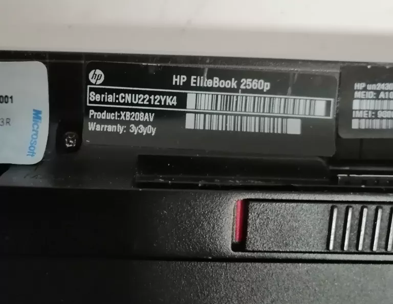 LAPTOP HP ELITEBOOK 2560P I5 / 8GB / 466GB HDD / WIN 10PRO