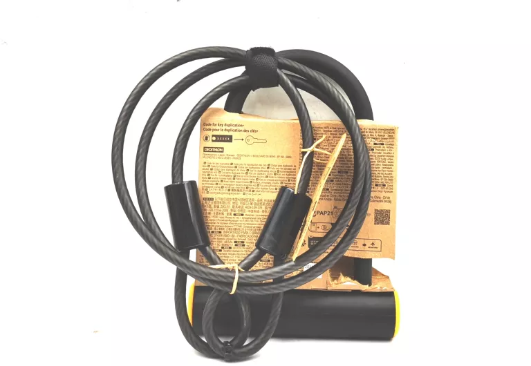 ZAPIĘCIE ROWEROWE BTWIN U-LOCK D 900 M Z LINKĄ