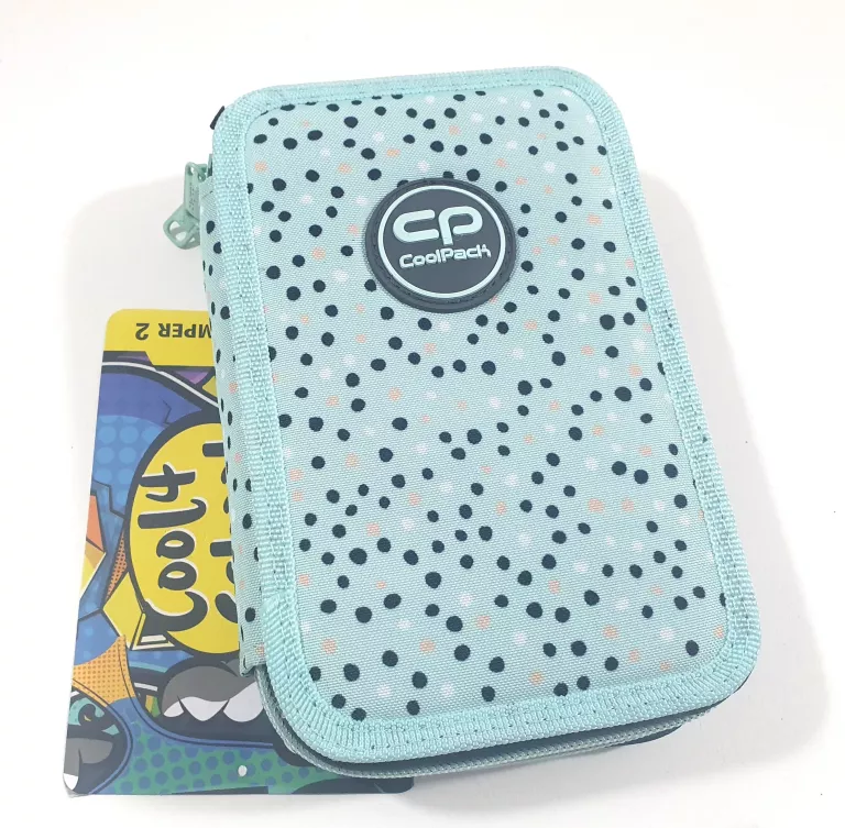 PIÓRNIK TURKUSOWY CZARNE KROPKI COOLPACK