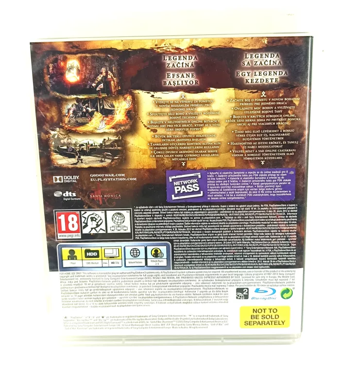 GRA GOD OF WAR ASCENSION PS3