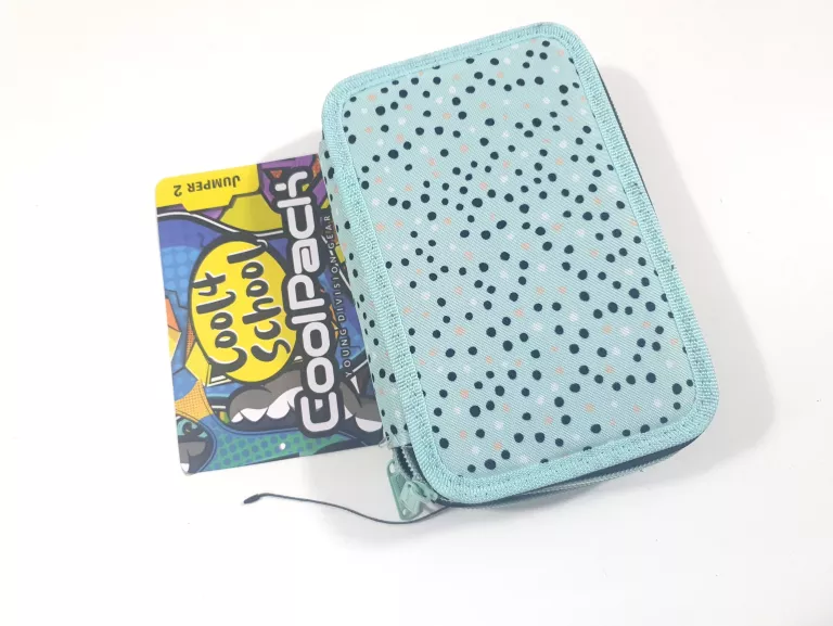 PIÓRNIK TURKUSOWY CZARNE KROPKI COOLPACK