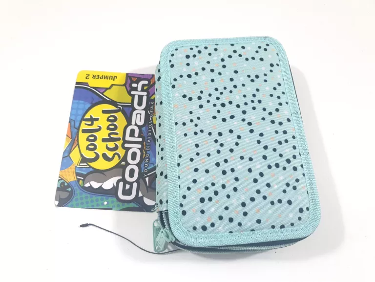 PIÓRNIK TURKUSOWY CZARNE KROPKI COOLPACK