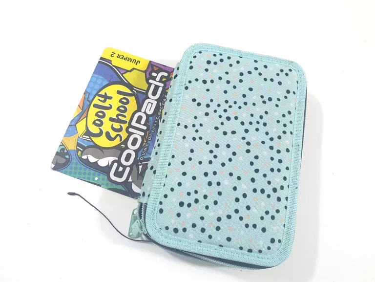 PIÓRNIK TURKUSOWY CZARNE KROPKI COOLPACK