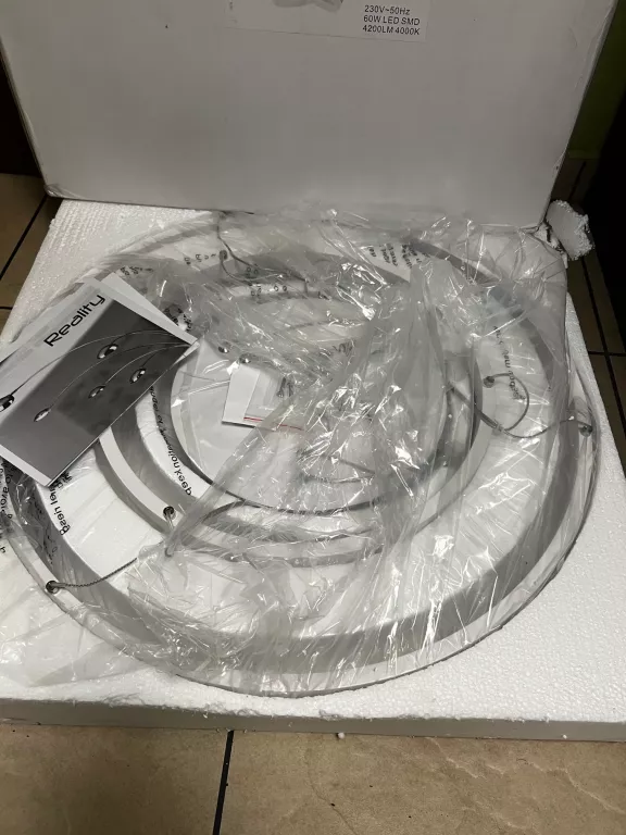LAMPA WISZĄCA CORNELIA LED BIAŁA 330602-01 REALITY OKAZJA!!