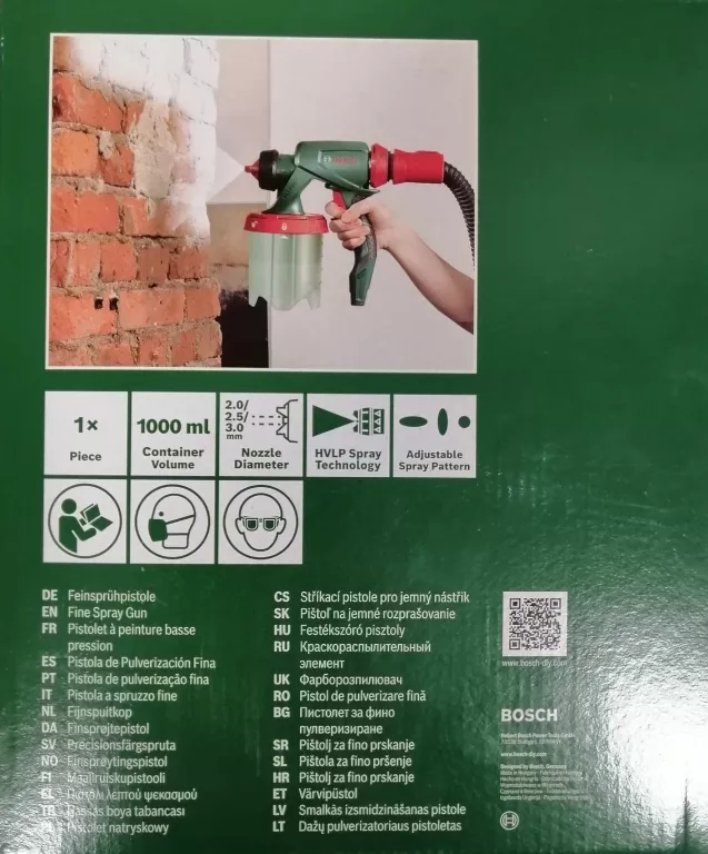 PISTOLET NATRYSKOWY BOSCH DO PFS 3000/PFS 5000 E