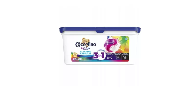 COCCOLINO CARE KAPSUŁKI DO PRANIA KOLOR 3W1 27SZT