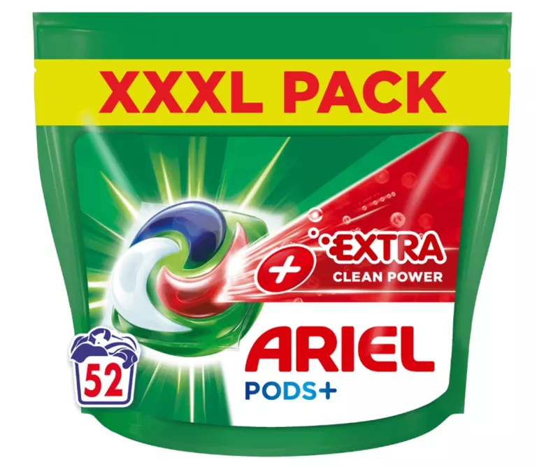 ARIEL PODS KAPSUŁKI DO PRANIA +EXTRA CLEAN POWER 52 SZT