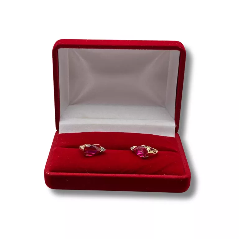 zlote-kolczyki-proba-375-wkurk-rubin-syntetyczny-221g-rynek-16-katy-wroclawskie