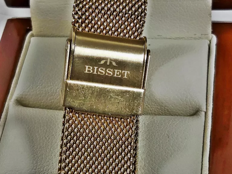 ZEGAREK DAMSKI BISSET NOA II ZŁOTY BSBE90