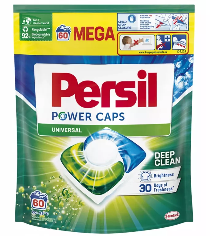 KAPSUŁKI DO PRANIA PERSIL POWER CAPS UNIVERSAL 60 SZT.