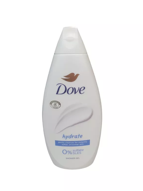DOVE ŻEL POD PRYSZNIC HYDRATE 450ML 0% SLES NAWLIŻAJĄCA NOWOŚĆ