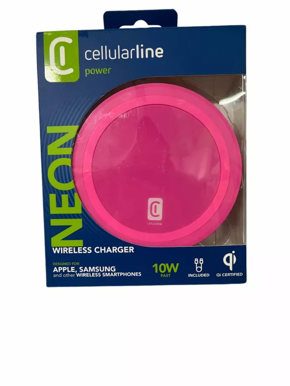 ŁADOWARKA INDUKCYJNA CELLULARLINE NEON RÓZOWA