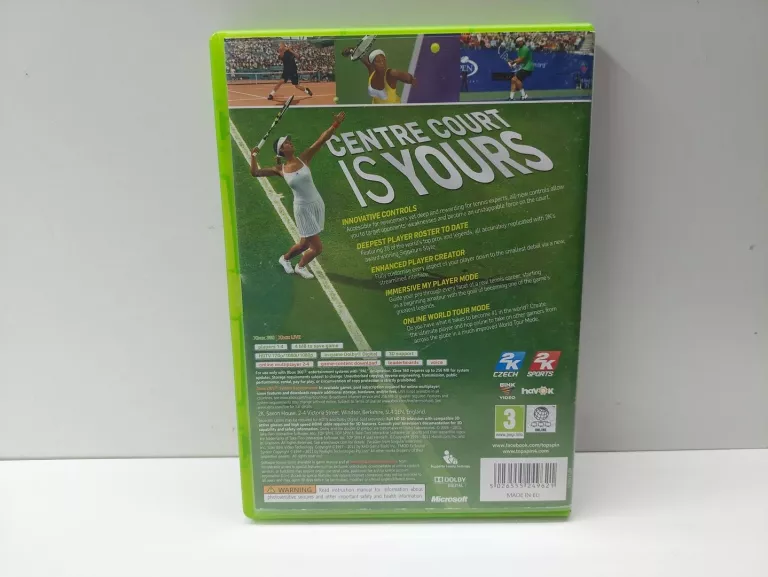 TOP SPIN 4 XBOX 360