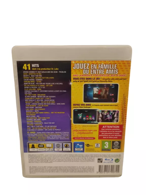JUST DANCE 2015 PS3 PLAYSTATION 3