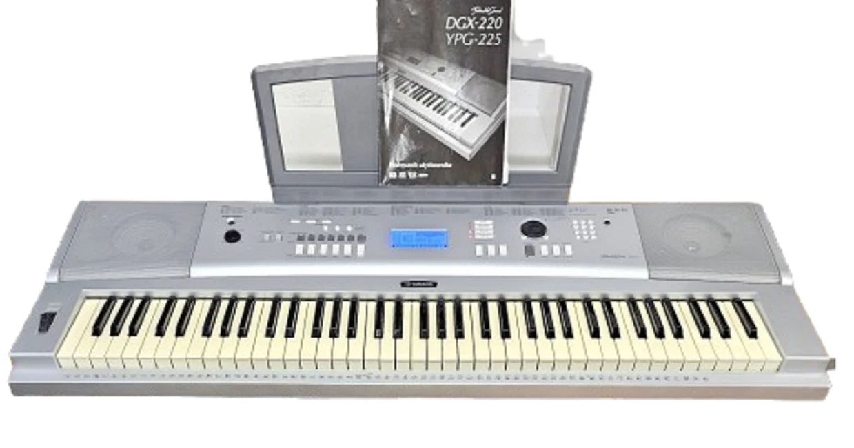 keyboard-yamaha-dgx-220-stojak-zasilacz-instrukcja-wp-5e-belchatow-mk