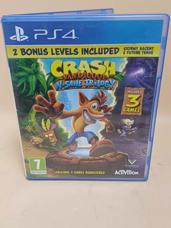 CRASH BANDICOOT N SANE TRILOGY PS4