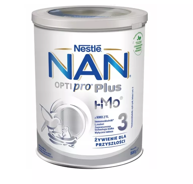 NAN OPTIPRO PLUS 3 MLEKO MODYFIKOWANE 12M+ 800G