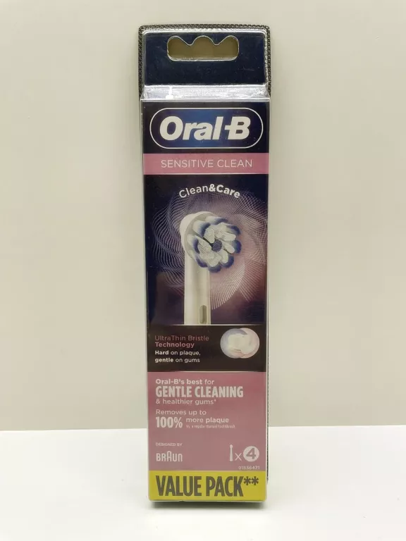 4X ORYGINALNE KOŃCÓWKI DO SZCZOTECZKI ORAL-B EB60 SENSITIVE CLEAN