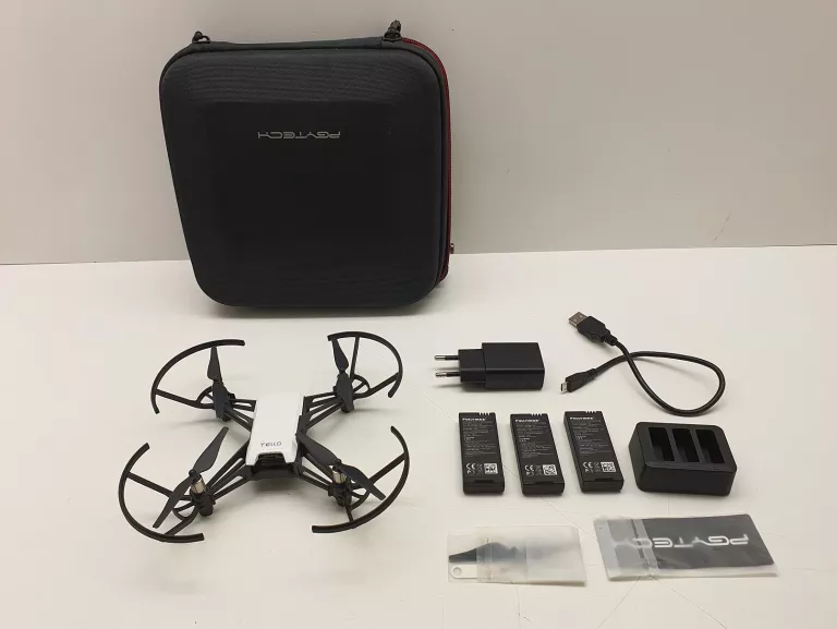 DRON DJI TELLO RYZE INTEL 13 MINUT LOTU 5MPIX 720P ZASIĘG 100M 80G 1100 MA