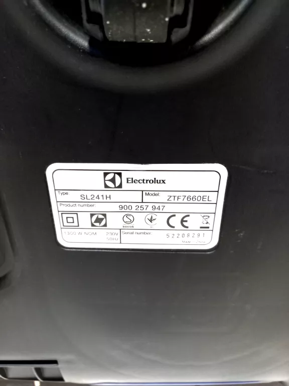 ODKURZACZ ELECTROLUX ZTF7660EL SAM
