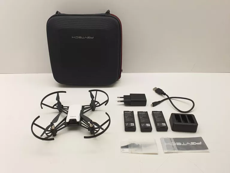 DRON DJI TELLO RYZE INTEL 13 MINUT LOTU 5MPIX 720P ZASIĘG 100M 80G 1100 MA