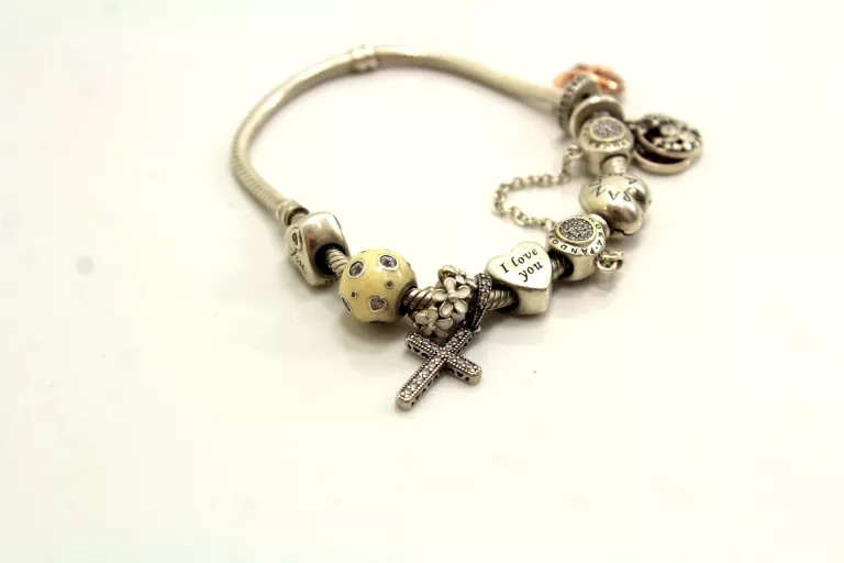 bransoletka-pandora-8-charmsow-185cm-material-srebro