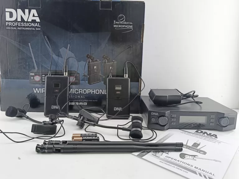 DNA VM DUAL VOCAL SET ZESTAW DWÓCH MIKROFONÓW BEZPRZEWODOWYCH