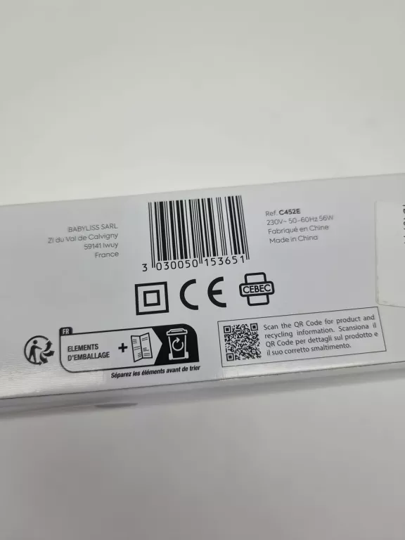 LOKÓWKA BABYLISS C452E