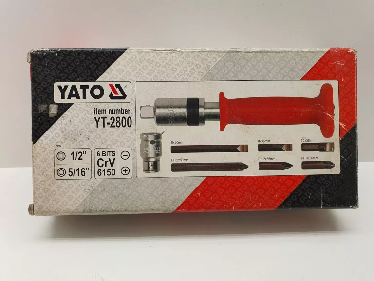 WKRĘTAK UDAROWY KWADRAT CRV YT-2800 YATO