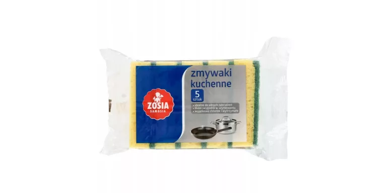 ZOSIA SAMOSIA ZMYWAKI KUCHENNE 5 SZT.