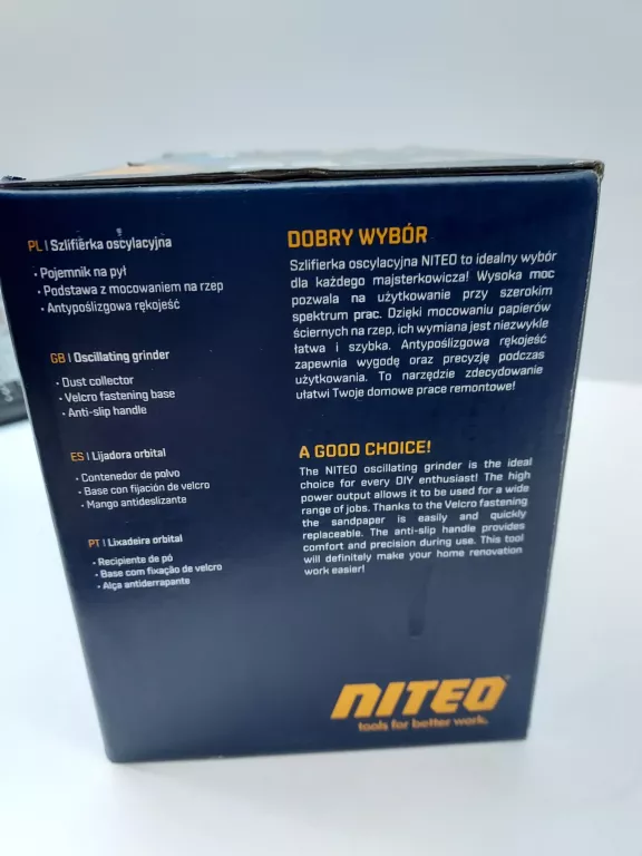 SZLIFIERKA OSCYLACYJNA NITEO TOOLS NEW