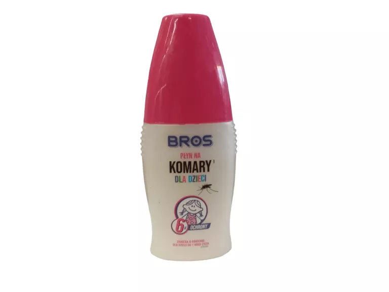 PŁYN NA KOMARY BROS 50 ML DLA DZIECI ODSTRASZA KOMARY NIE KĄSAJĄ RÓŻOWY
