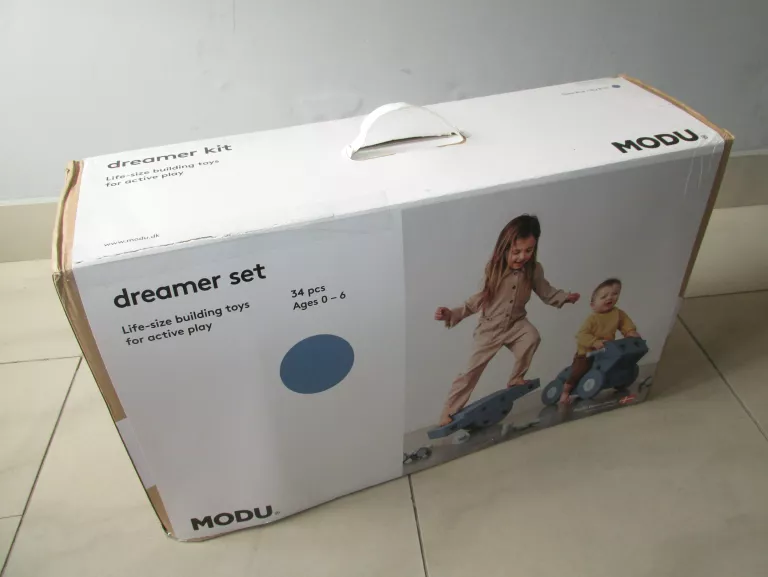 KLOCKI KREATYWNE MODU DREAMER SET 12 W 1 NIEBIESKIE