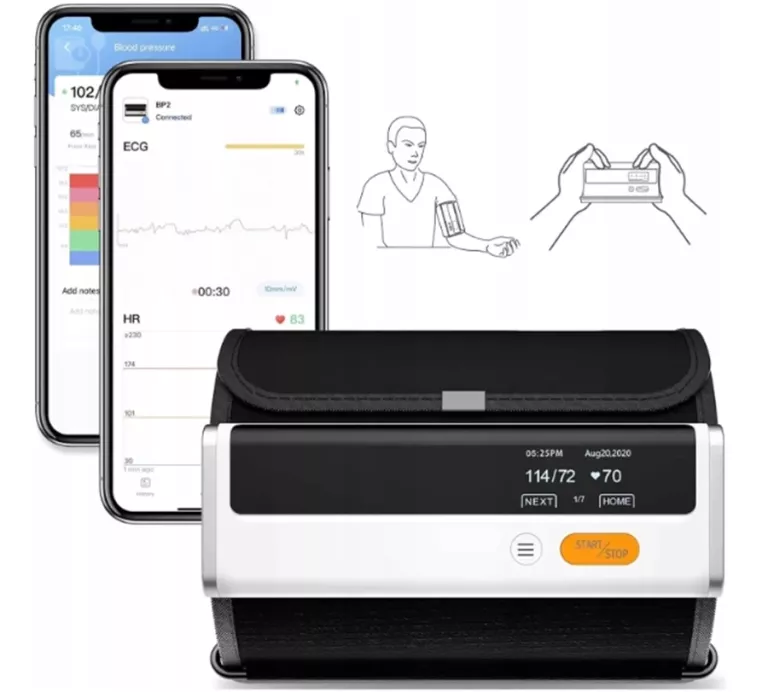 CIŚNIENIOMIERZ NARAMIENNY VIATOM WELLUE ARMFIT+ BP2 EKG BLUETOOTH APLIKACJ