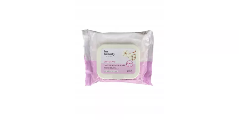 BE BEAUTY CHUSTECZKI DO DEMAKIJAŻU CERA SUCHA I WRAŻLIWA 25 SZTUK