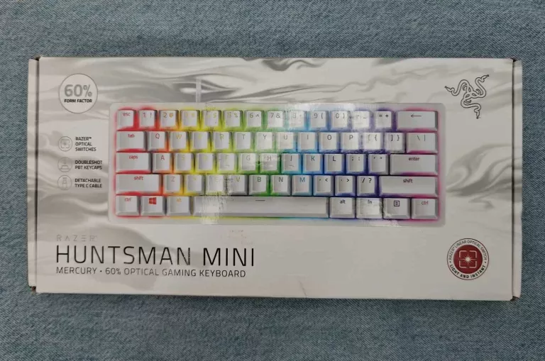 KLAWIATURA RAZER HUNTSMAN MINI BIAŁA