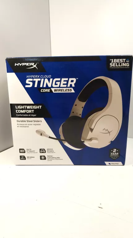 SŁUCHAWKI BEZPRZEWODOWE HYPERX CLOUD STINGER CORE FG3-207
