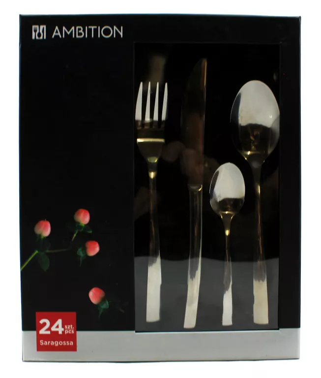 KOMPLET SZTUĆCÓW AMBITION SARAGOSSA 24 EL.