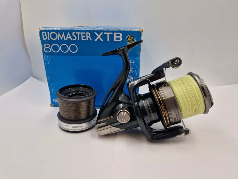 KOŁOWROTEK SHIMANO BIOMASTER XTB 8000 PUDEŁKO + DODATKOWA SZPULA